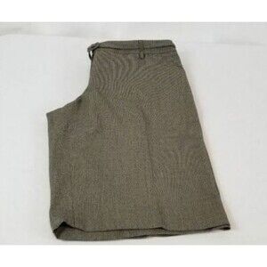 Worthington Bermuda Shorts Brown Women's Modern Fit w/Belt Size 14, New